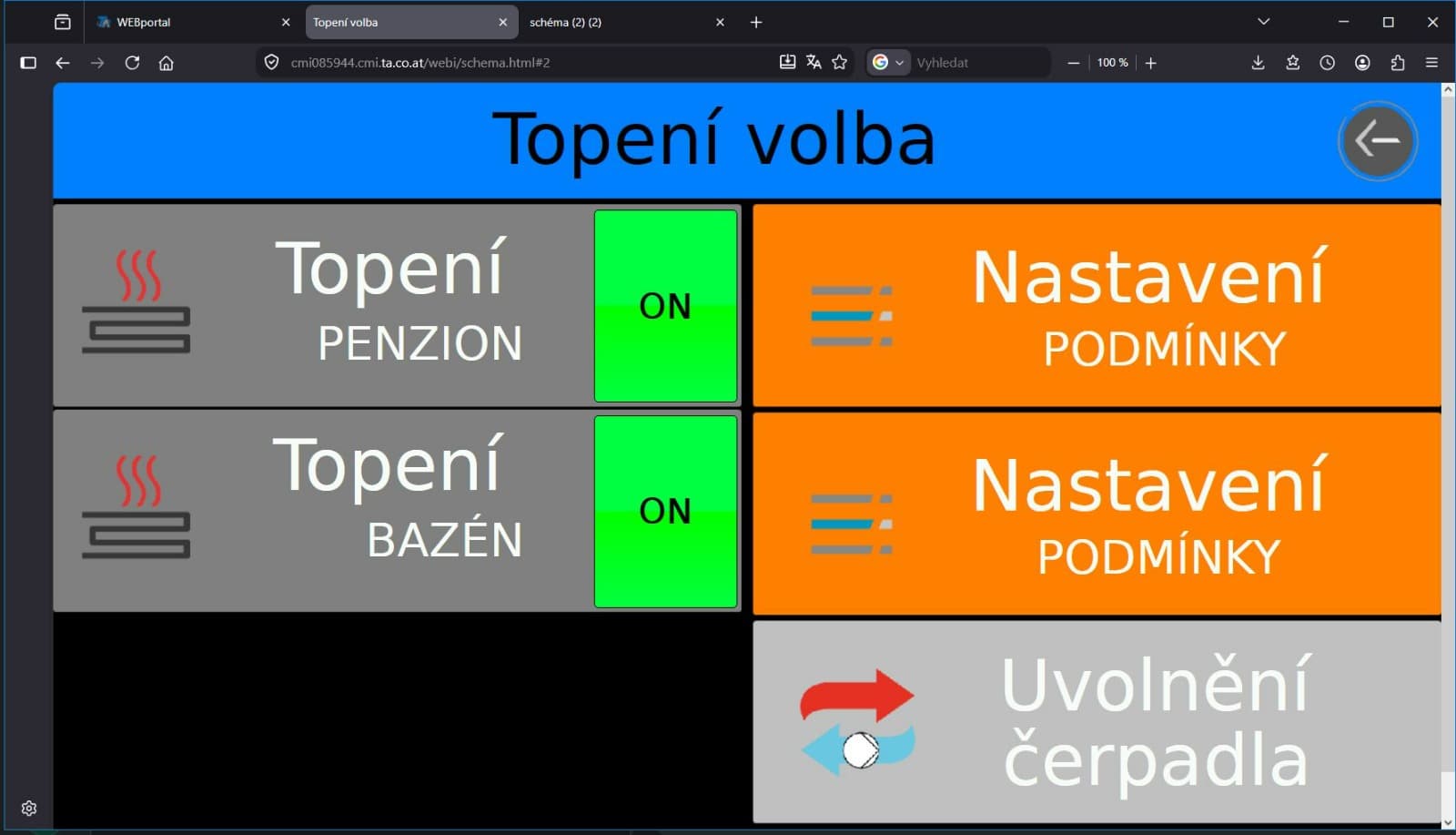 Ukázka vizualizace regulace 4