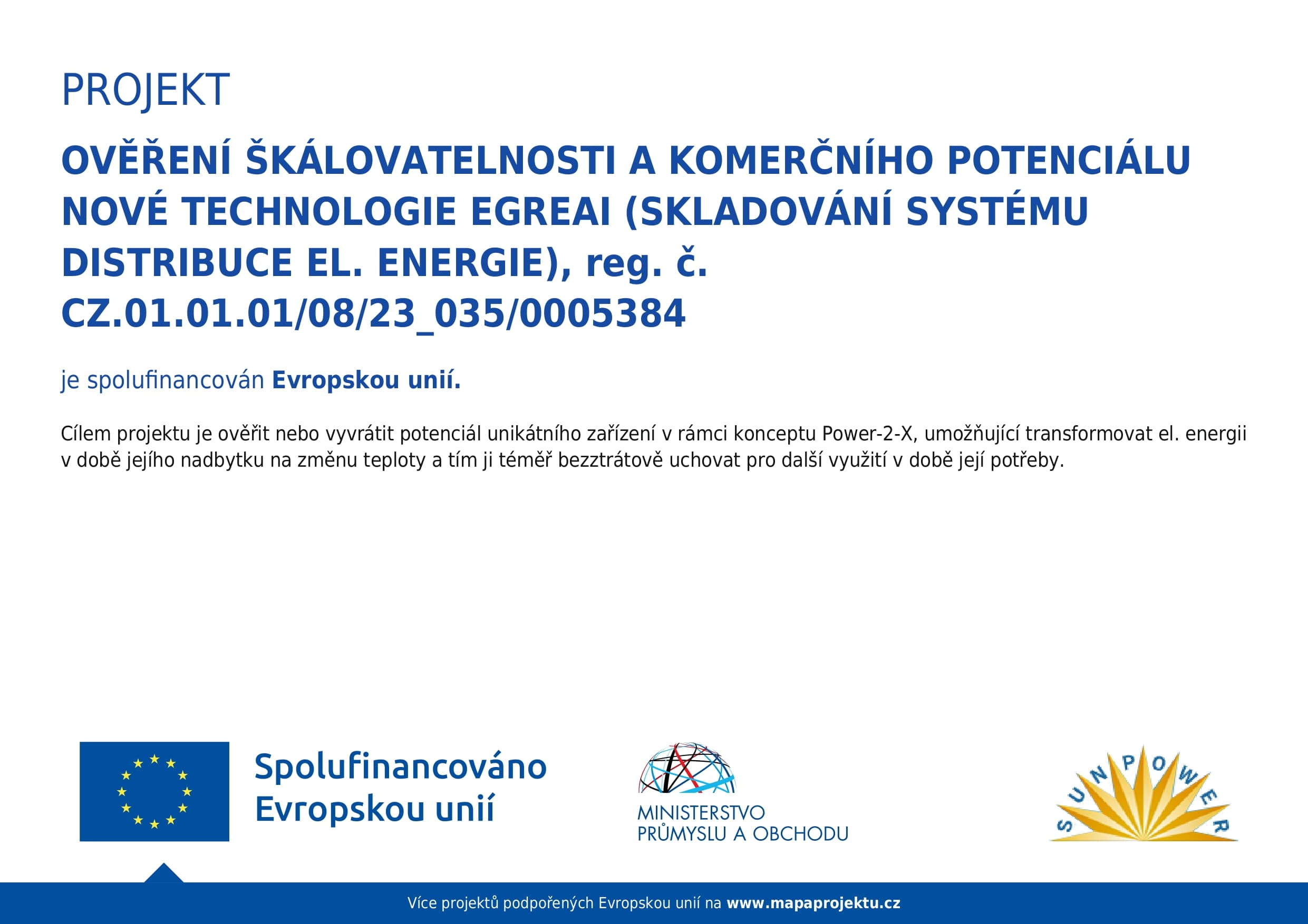 Projekt spolufinancovaný Evropskou unií